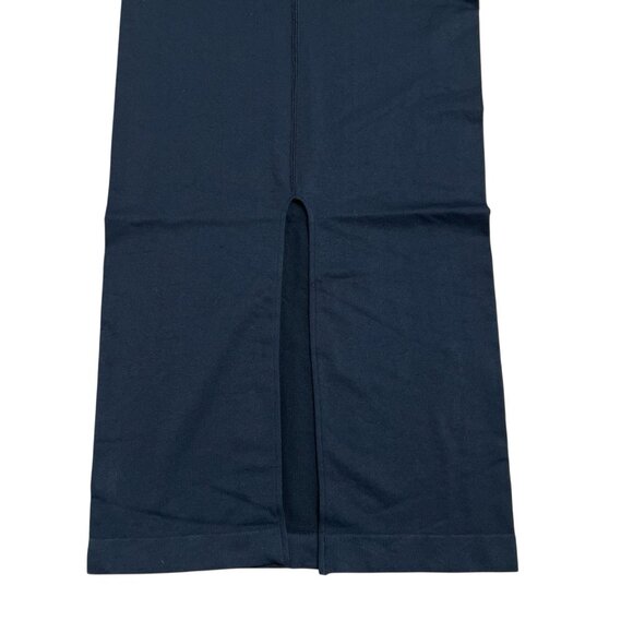 ISABEL MATERNITY DRESS FITTED BLACK STRETCH BACK SLIT LONG SLEEVE SIZE XS NWT - Picture 4 of 6